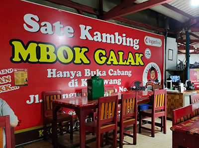 Sate Kambing Mbok Galak Solo